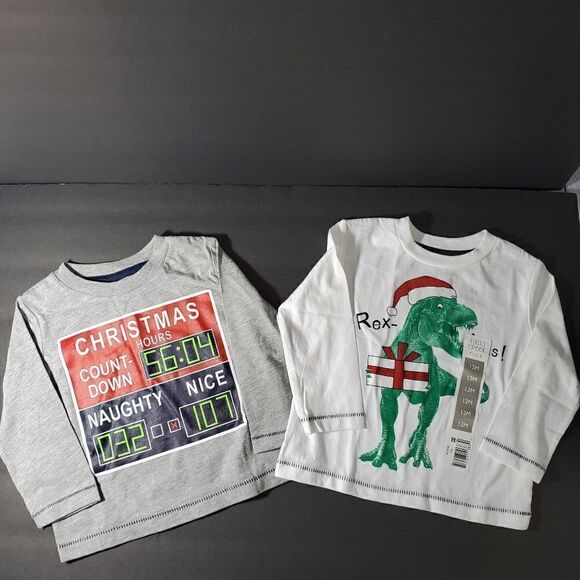 Christmas Shirts Dinosaur & Christmas Countdown - Picture 1 of 8